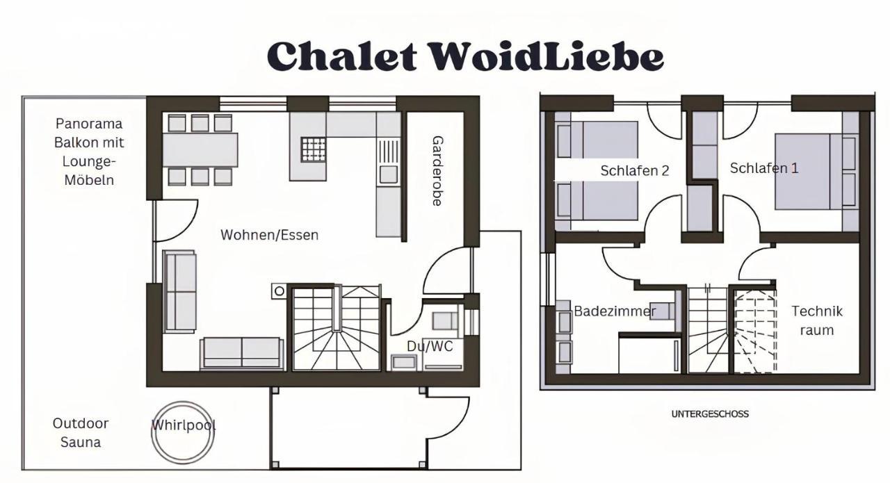 Chalets Woid_Liebe&Glueck 博登迈斯 客房 照片