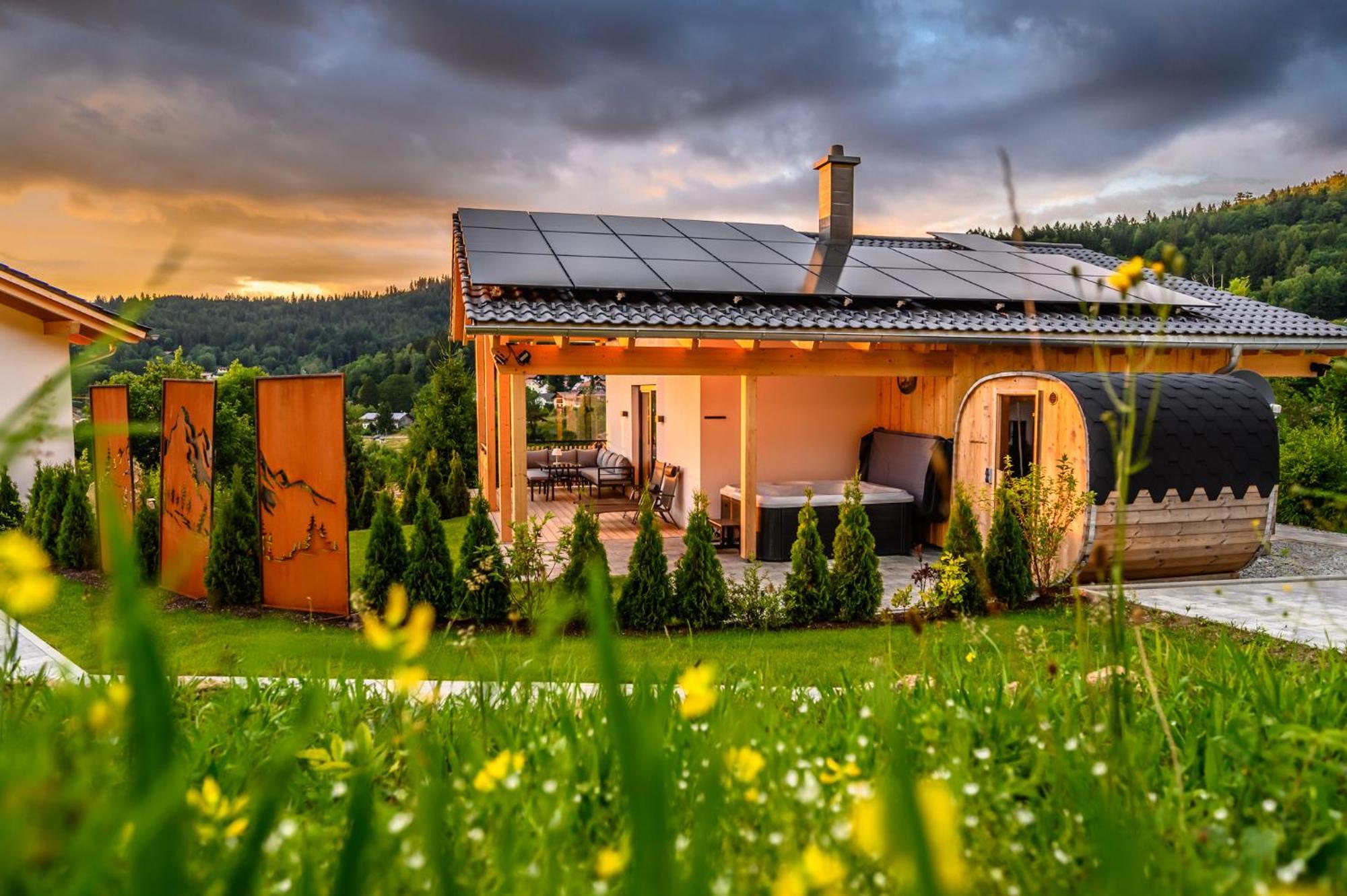 Chalets Woid_Liebe&Glueck 博登迈斯 外观 照片